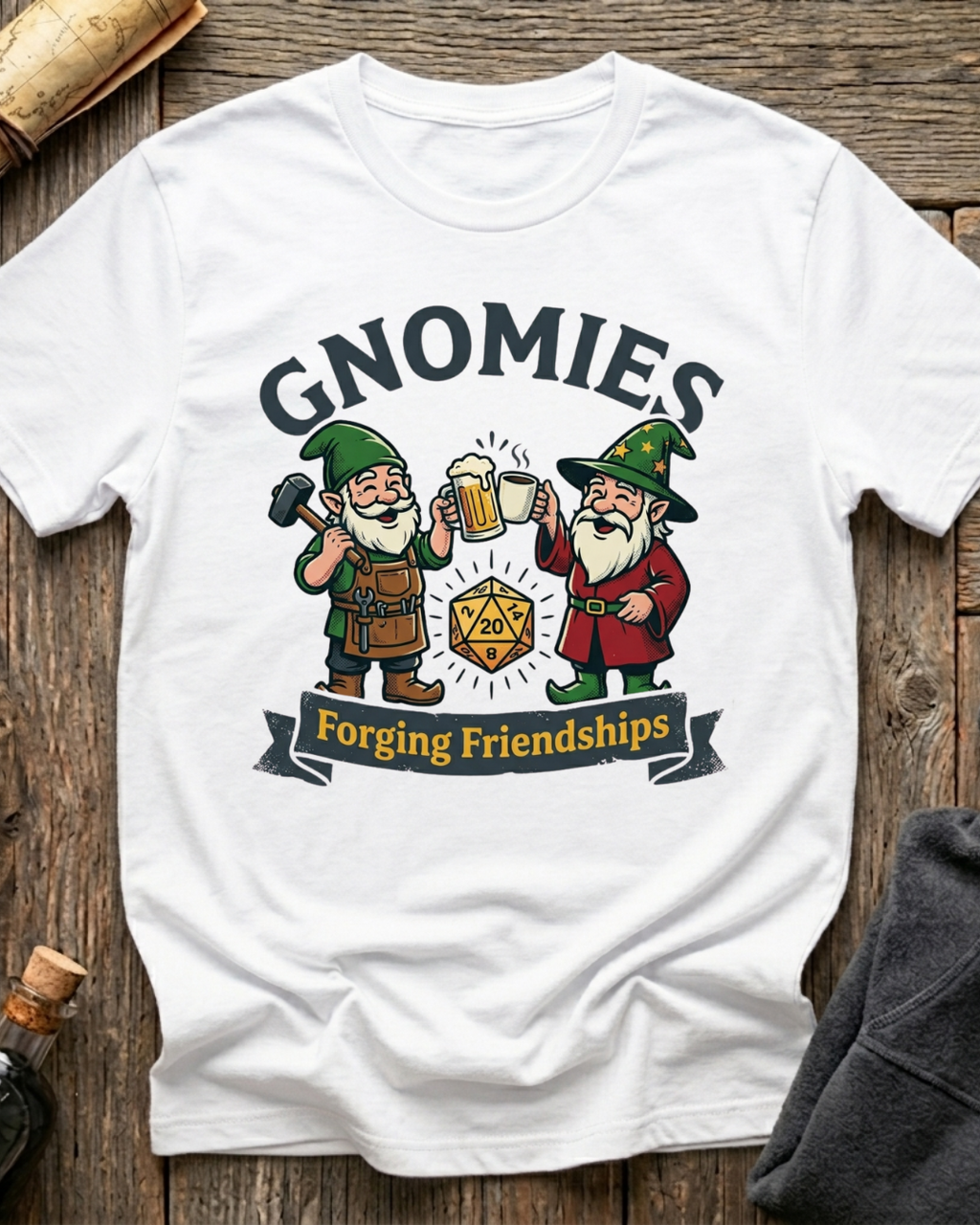 Gnomies Forging Friendships T-Shirt