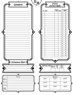 Dungeons & Gnomies 5e Character Sheet - Digital Download