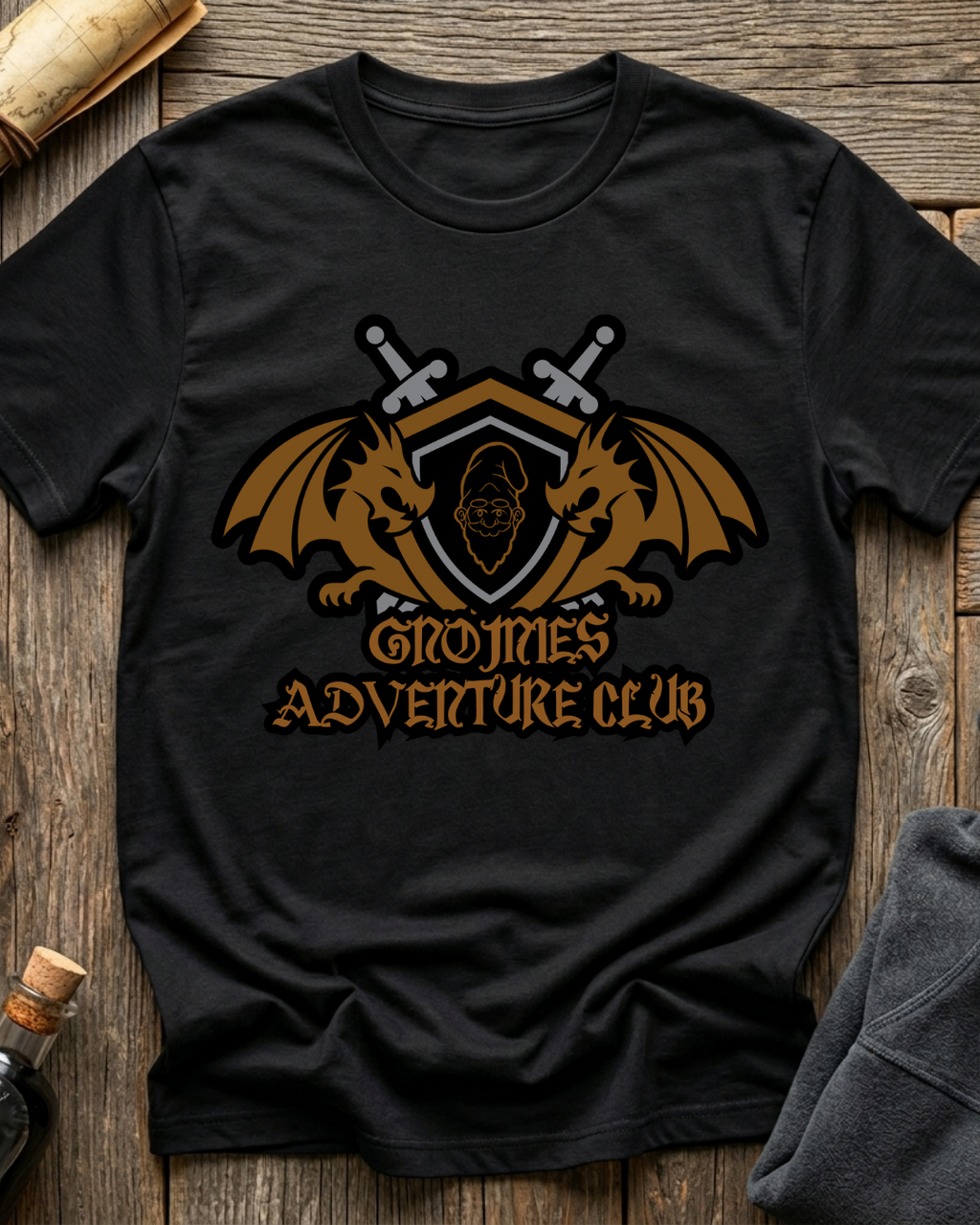 Adventurer’s Crest T-Shirt – Forge Your Legend