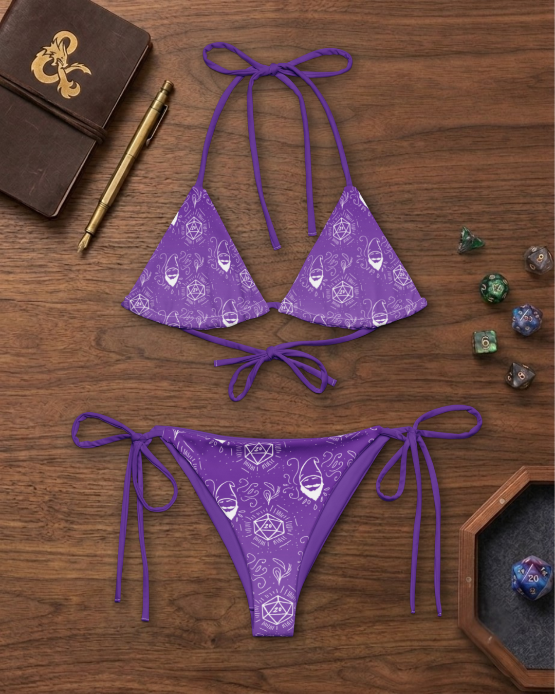 Purple Random Encounter String Bikini