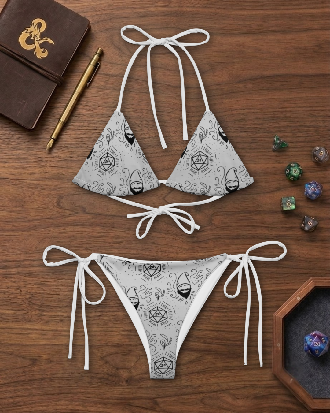 Grey Random Encounter String Bikini