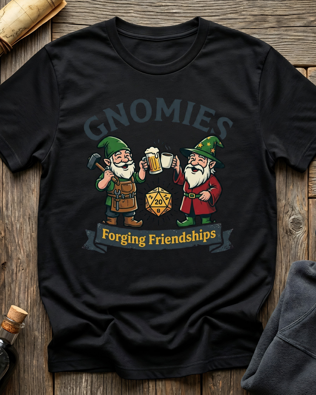 Gnomies Forging Friendships T-Shirt