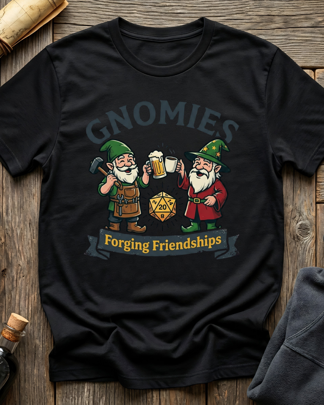 Gnomies Forging Friendships T-Shirt