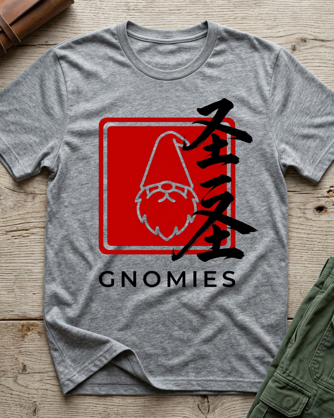 Gnomies Kanji Crest V.1 T-Shirt
