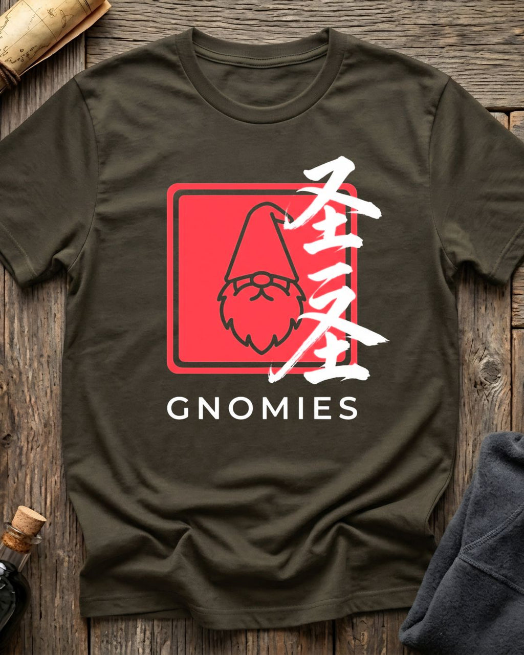 Gnomies Kanji Crest V.2 T-Shirt