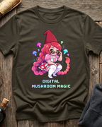 Digital Mushroom Magic T-Shirt