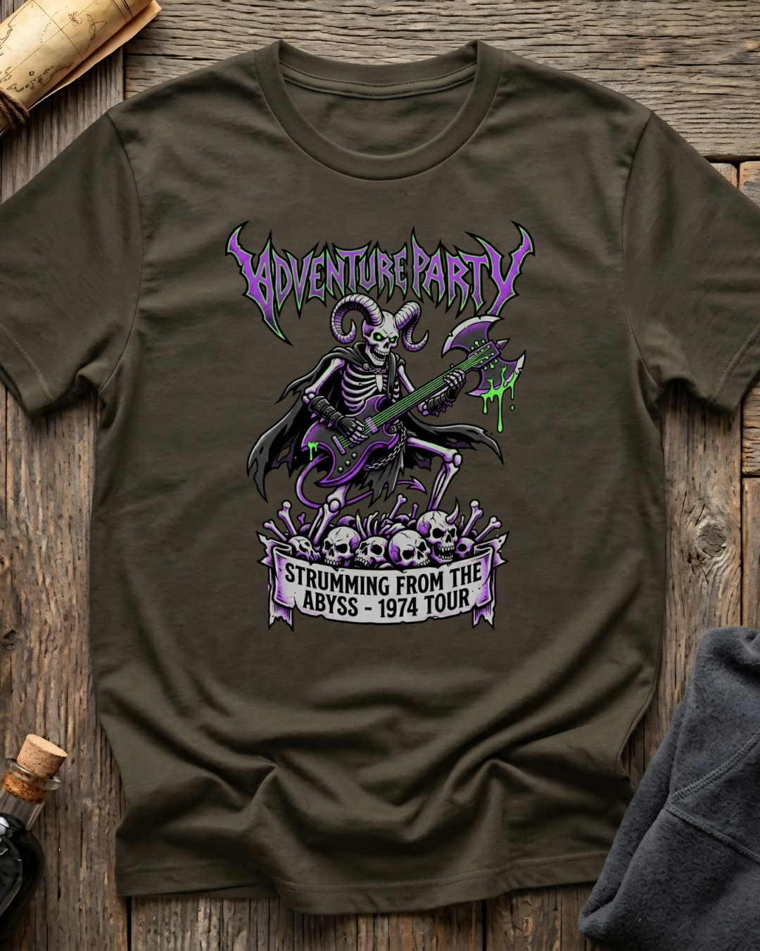 Adventuring Party - Strumming from the Abyss T-Shirt