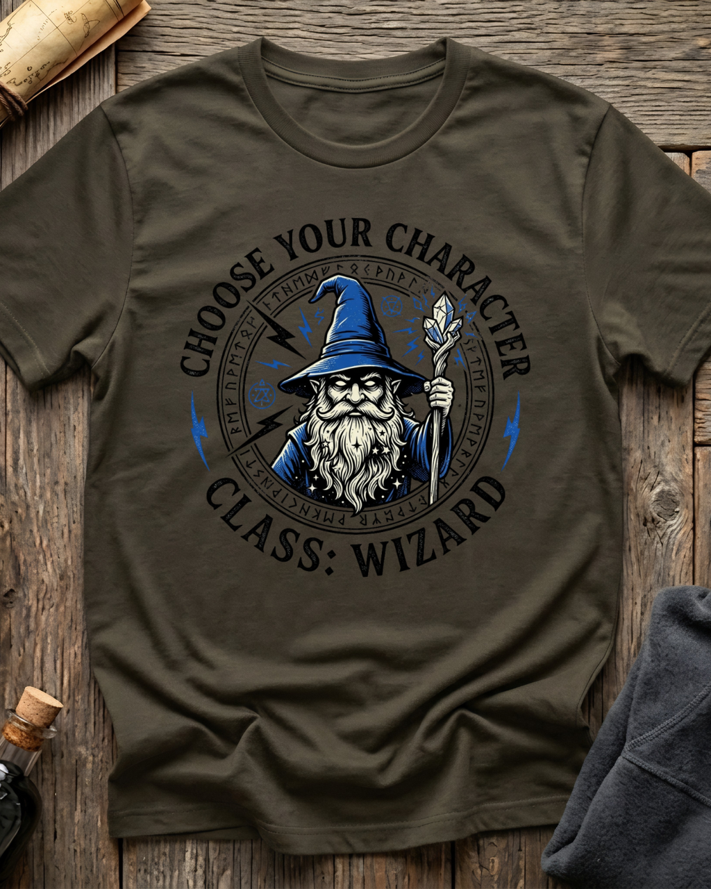 Choose Your Character Class: Wizard T-Shirt