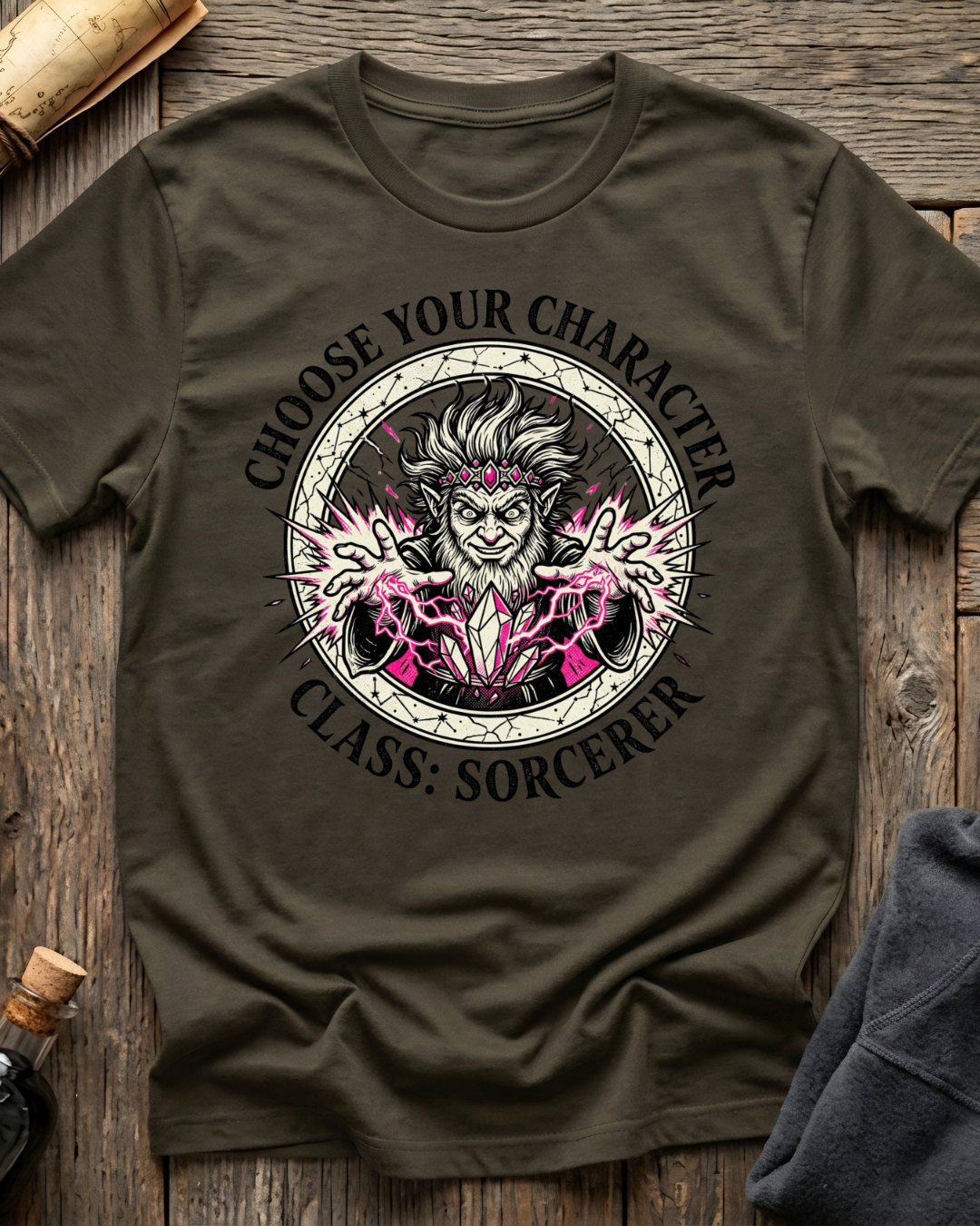 Choose Your Character Class: Sorcerer T-Shirt
