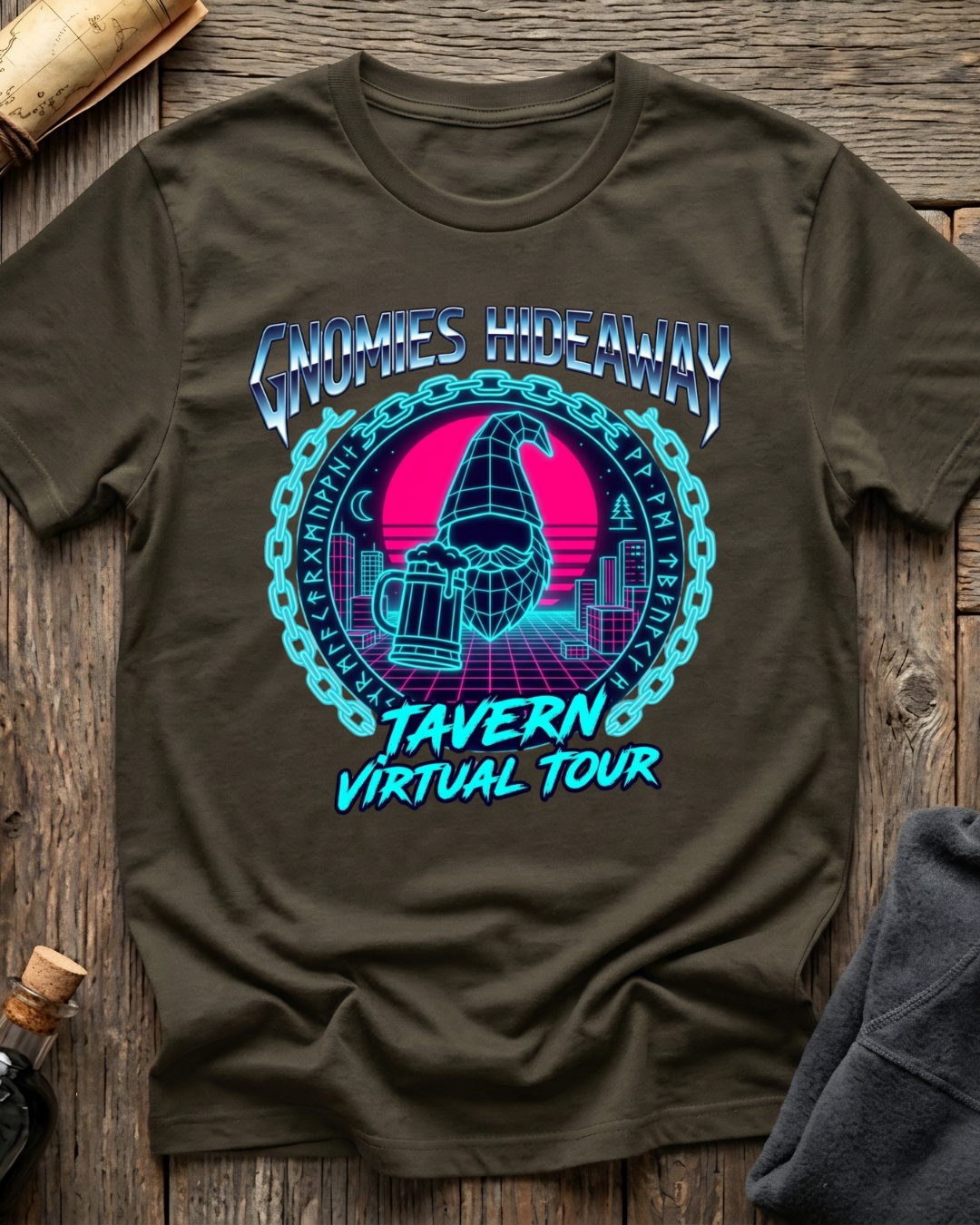 Gnomies Hideaway Tavern Virtual Tour T-Shirt