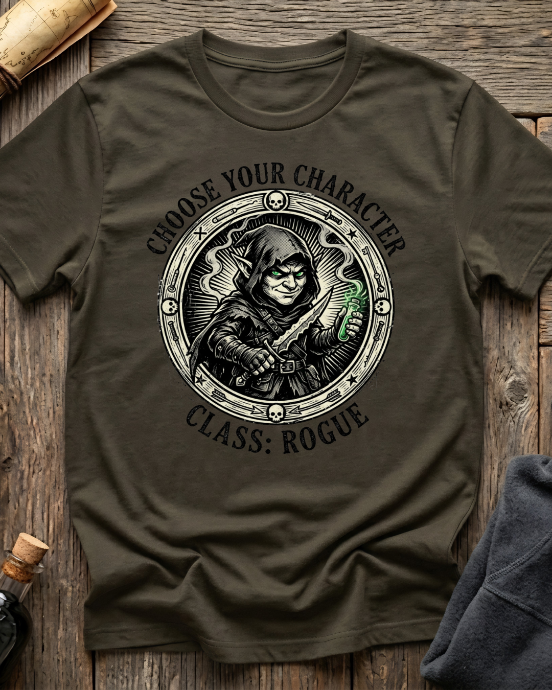 Choose Your Character Class: Rogue T-Shirt