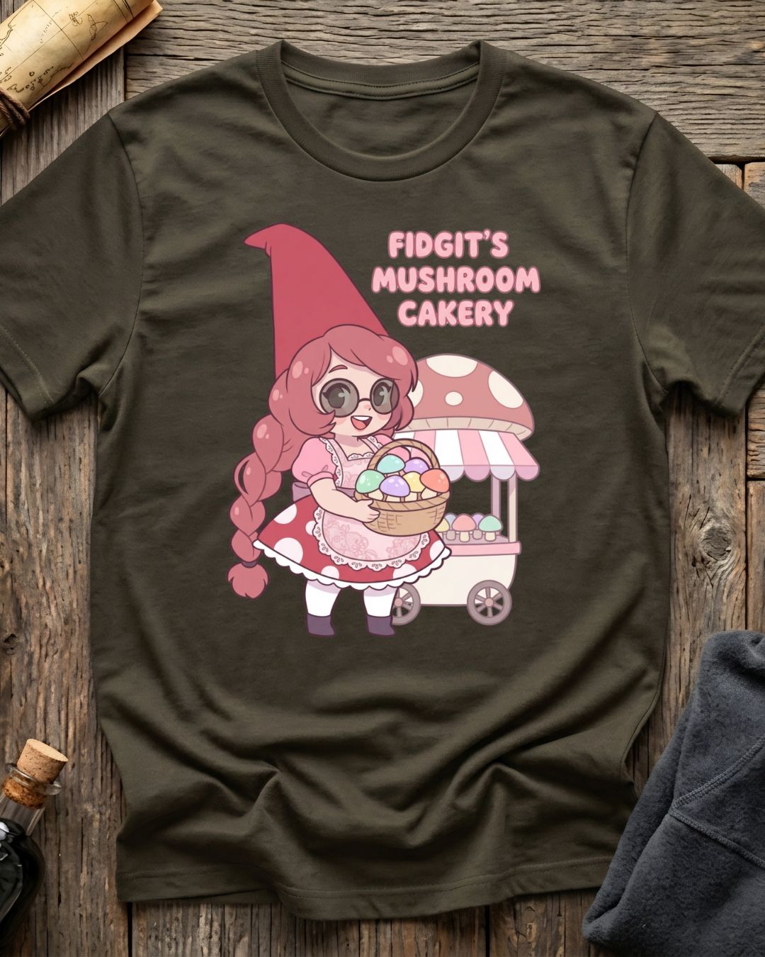 Fidgit's Mushroom Cakery T-Shirt