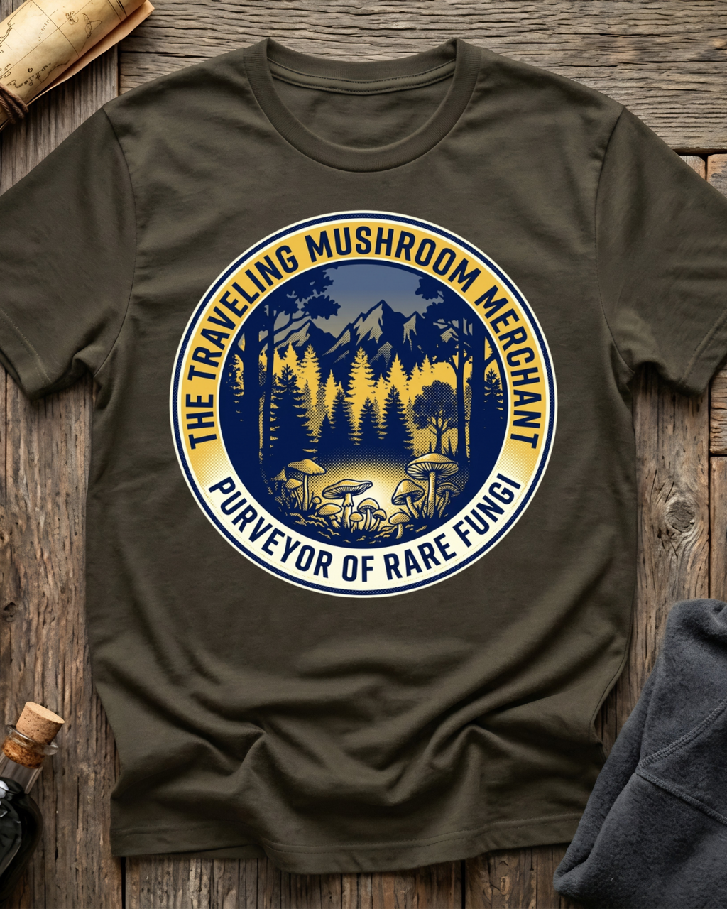 Traveling Gnome Merchant T-Shirt