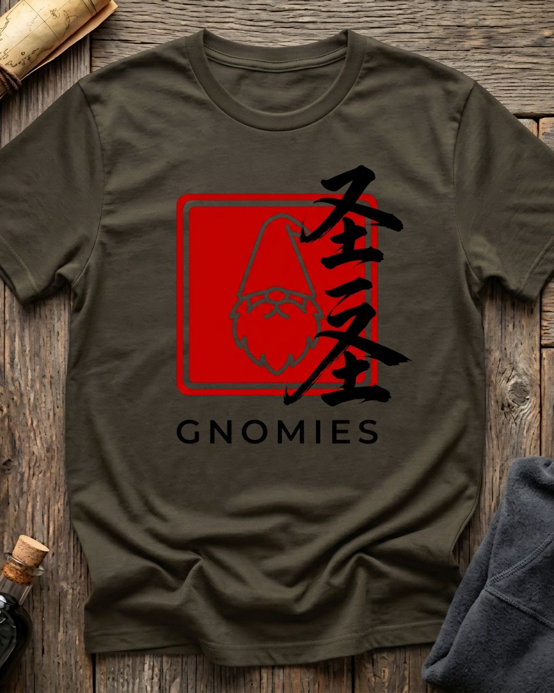 Gnomies Kanji Crest V.1 T-Shirt
