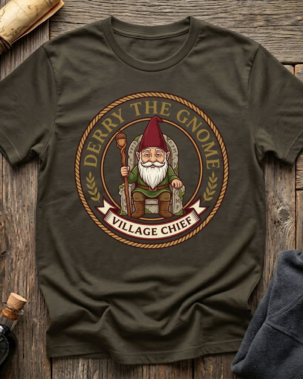 Derry The Gnome Village Chief T-Shirt