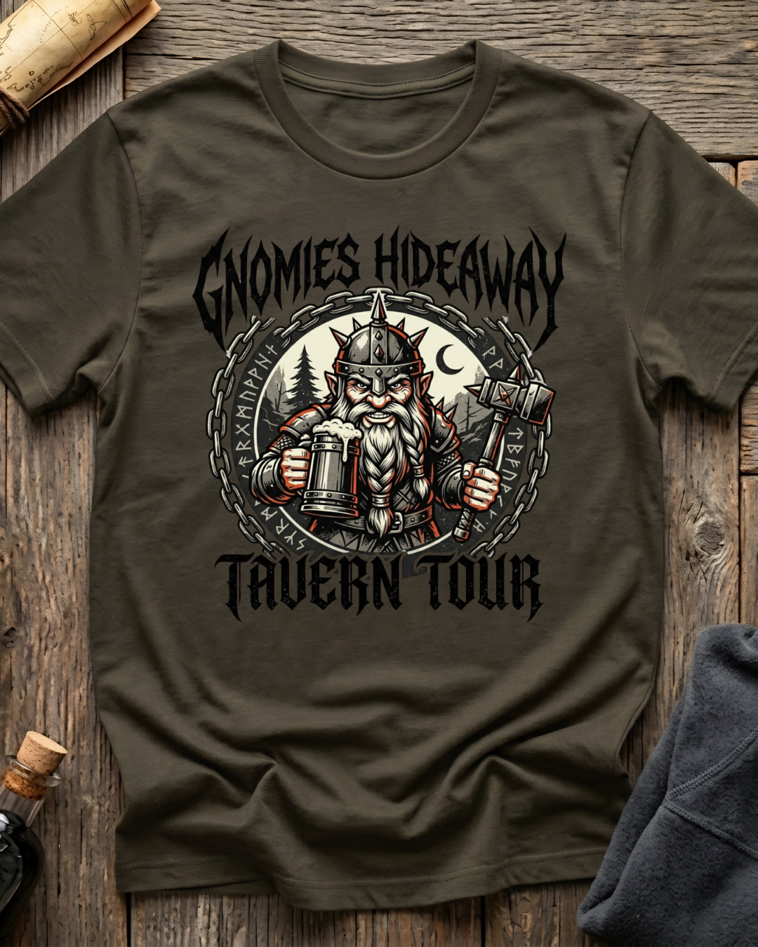 Gnomies Hideaway Tavern Tour T-Shirt