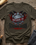 Natural 20 Fatherhood Division T-Shirt