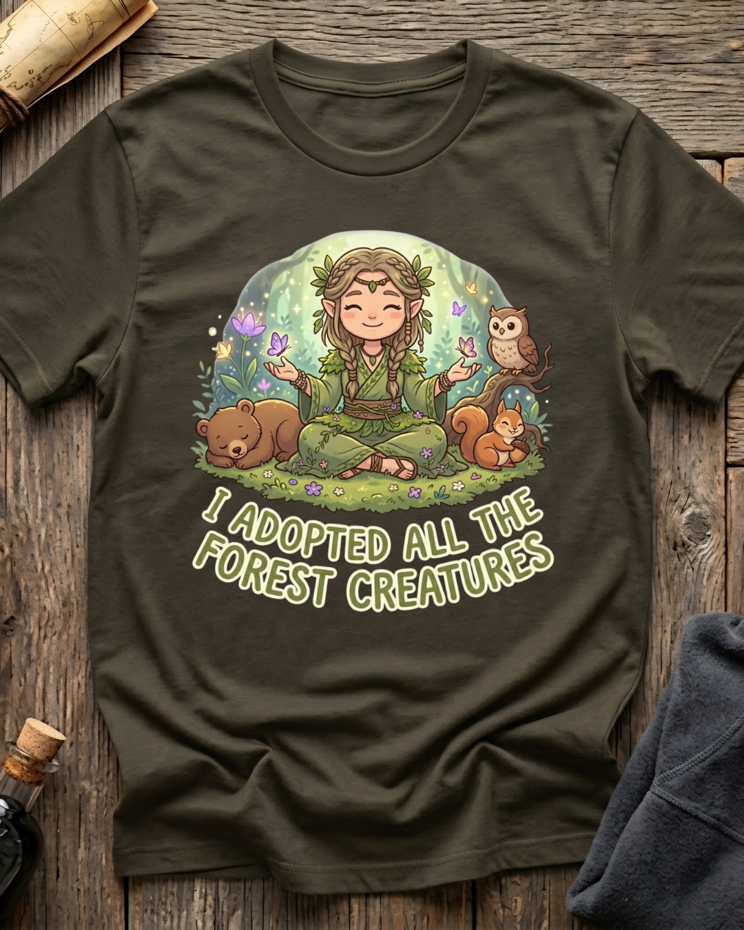 Druid Forest Creatures T-Shirt
