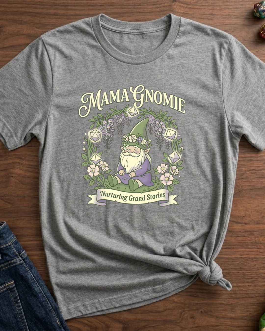 Mama Gnomie - Nurturing Grand Stories T-Shirt