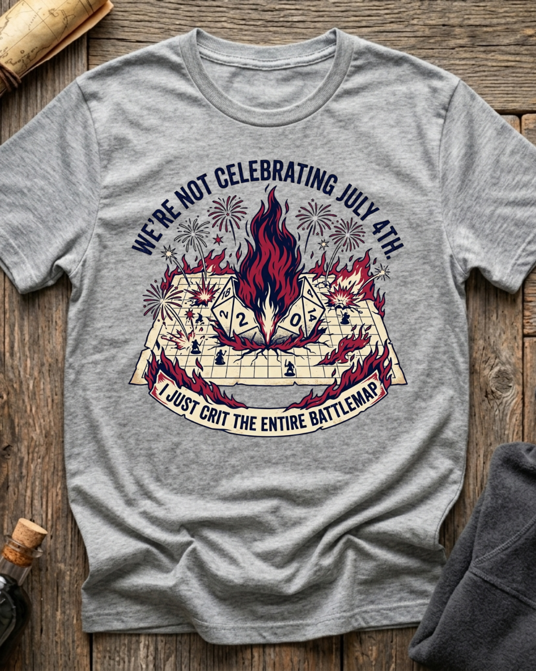 I Just Crit The Entire Battlemap T-Shirt