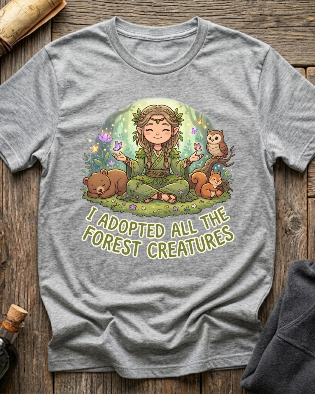 Druid Forest Creatures T-Shirt