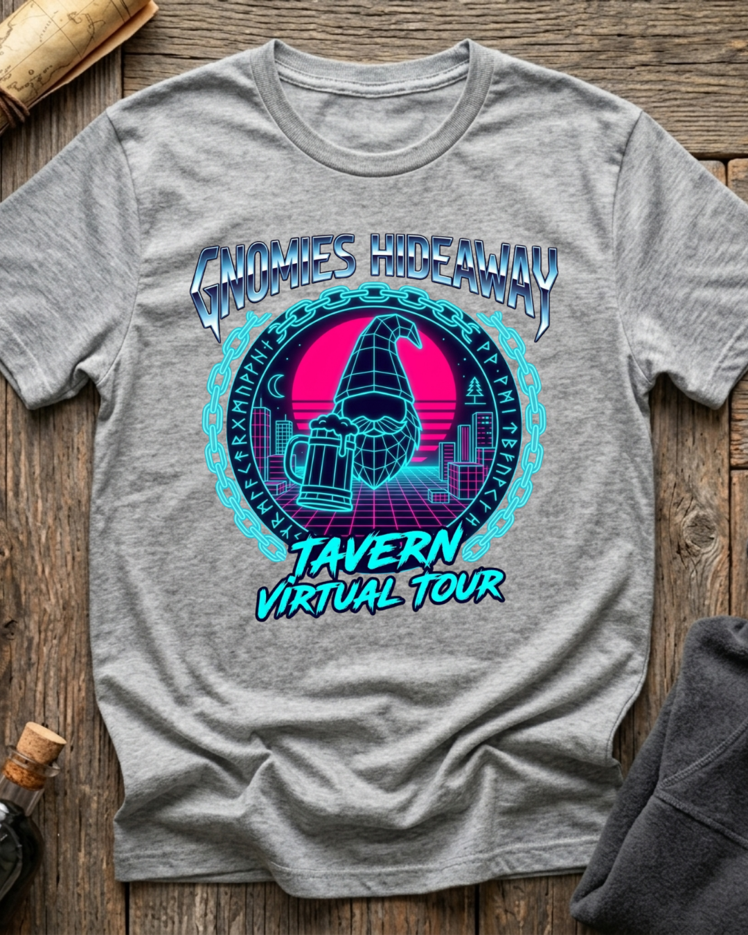 Gnomies Hideaway Tavern Virtual Tour T-Shirt