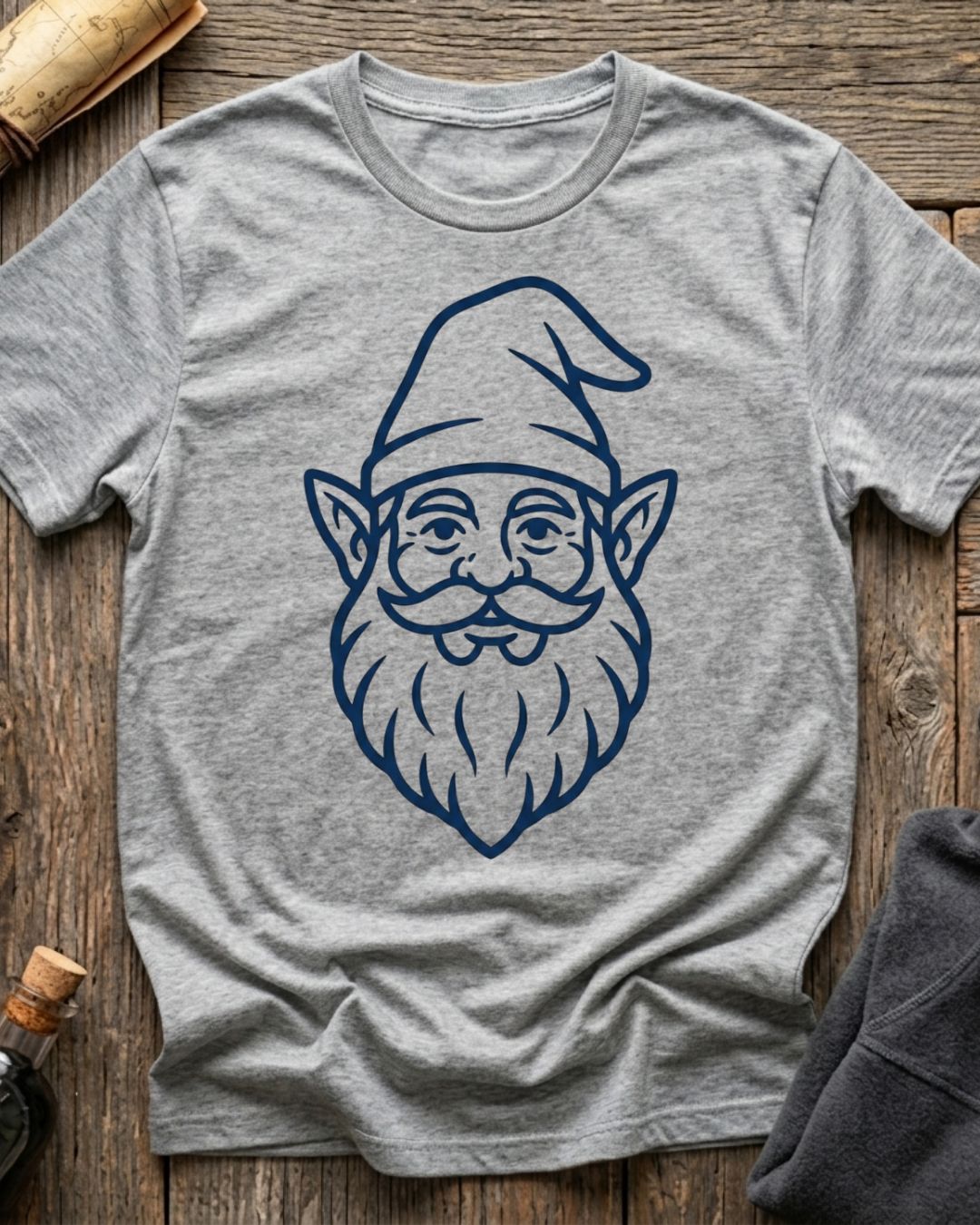 Minimalistic Gnome Head T-Shirt