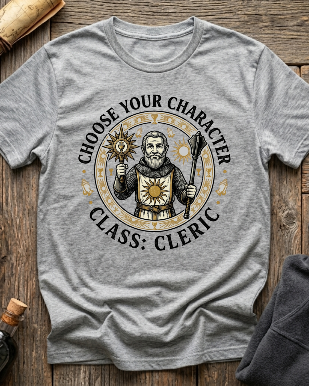 Choose Your Character Class: Cleric T-Shirt