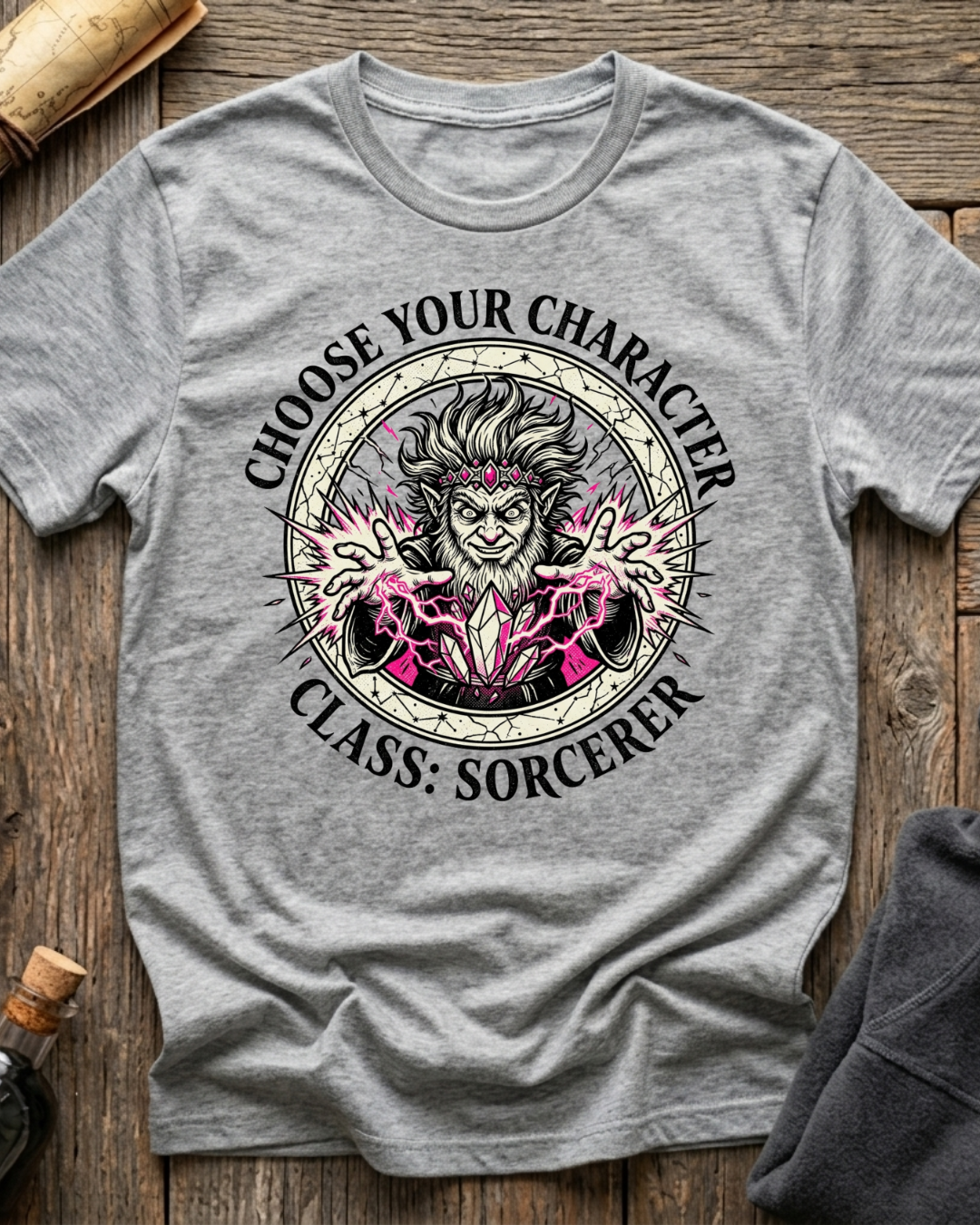 Choose Your Character Class: Sorcerer T-Shirt