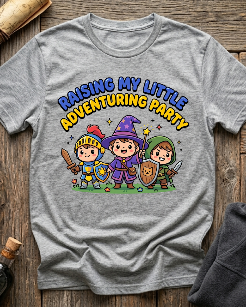 Raising My Little Adventuring Party T-Shirt