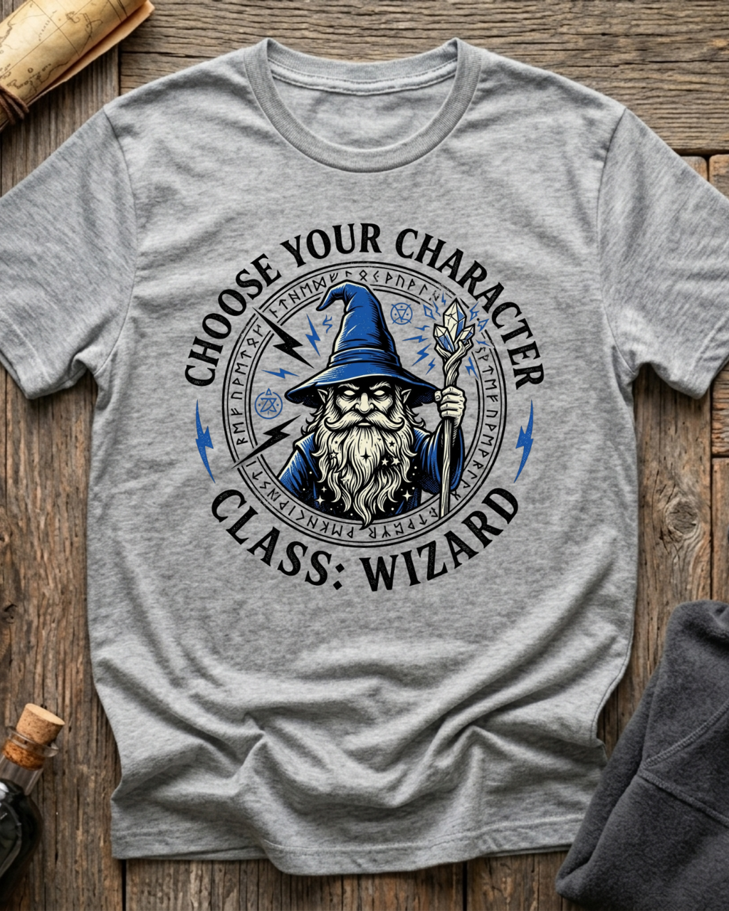 Choose Your Character Class: Wizard T-Shirt