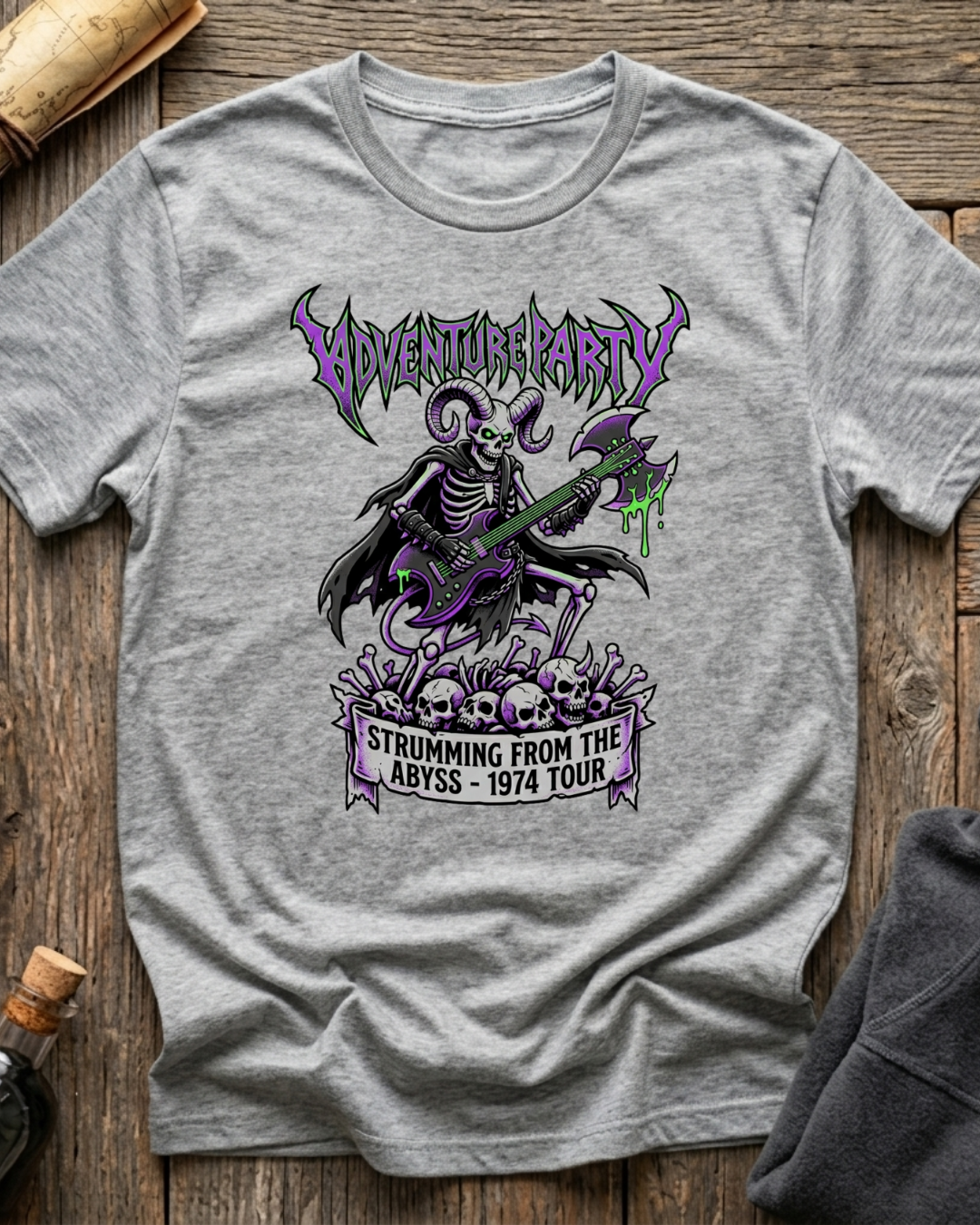 Adventuring Party - Strumming from the Abyss T-Shirt