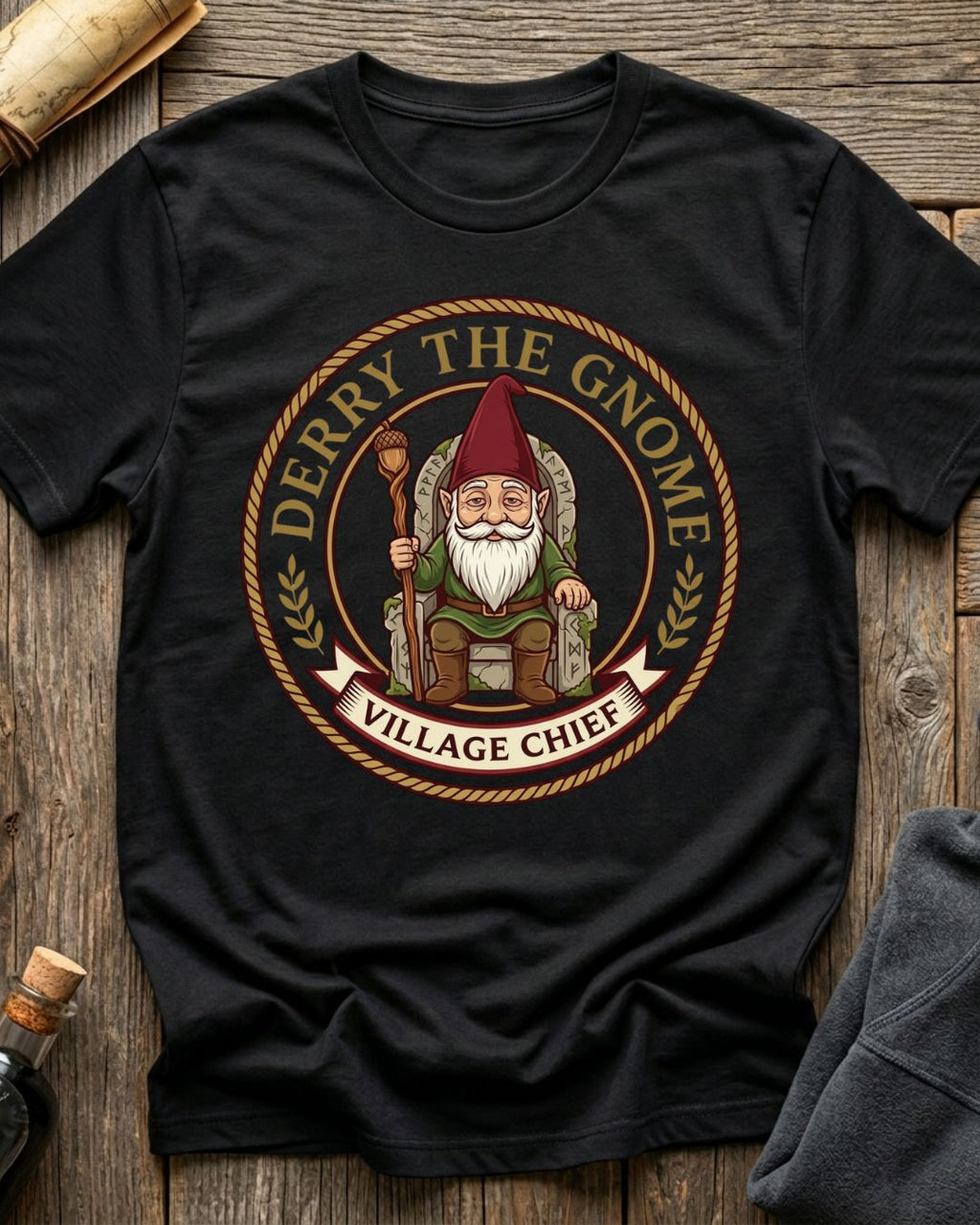 Derry The Gnome Village Chief T-Shirt