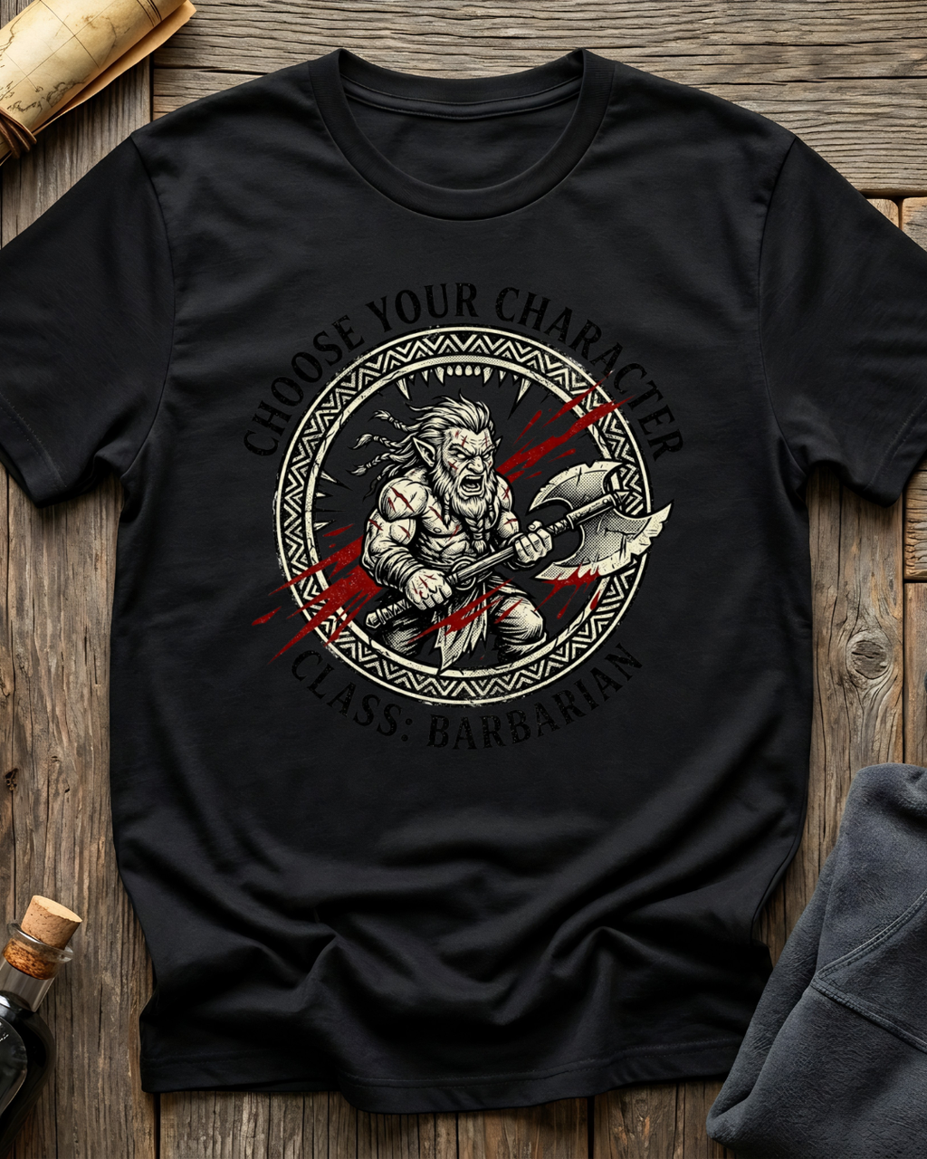 Choose Your Character Class: Barbarian T-Shirt