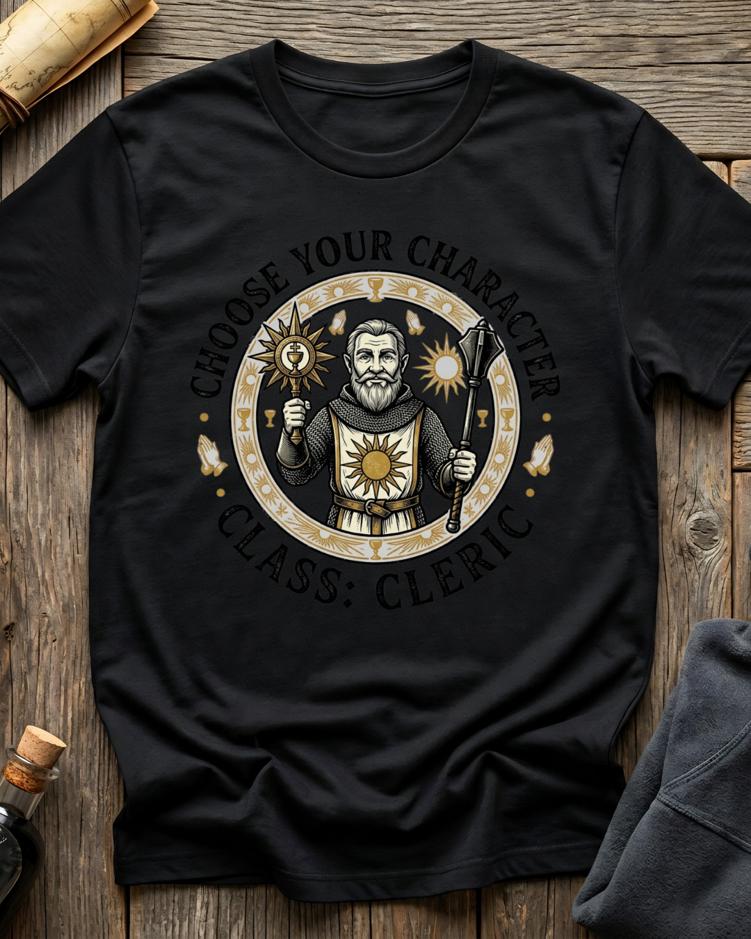 Choose Your Character Class: Cleric T-Shirt