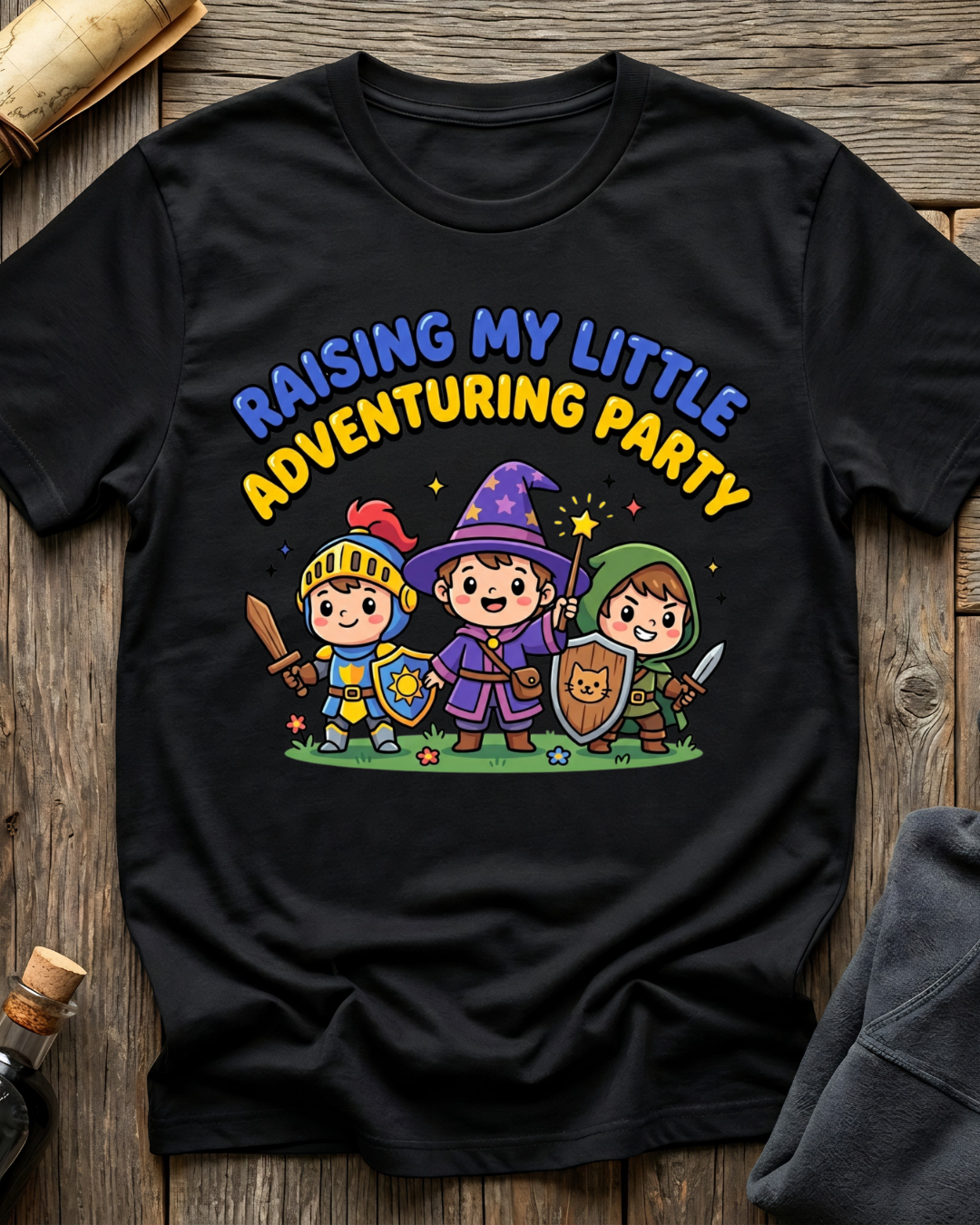 Raising My Little Adventuring Party T-Shirt