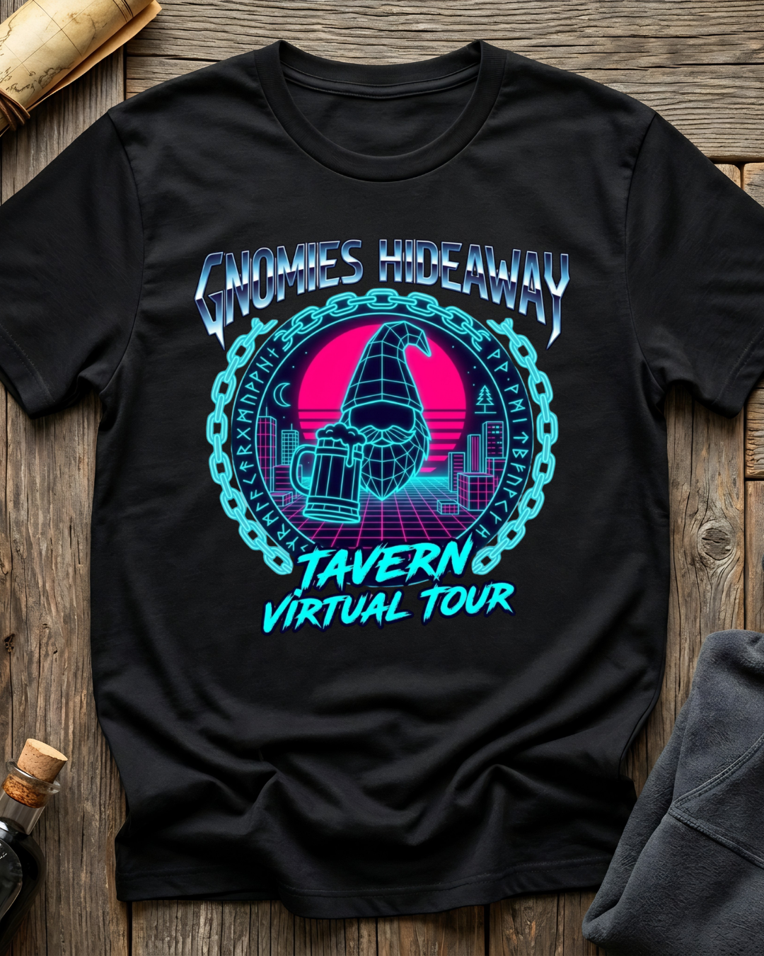 Gnomies Hideaway Tavern Virtual Tour T-Shirt
