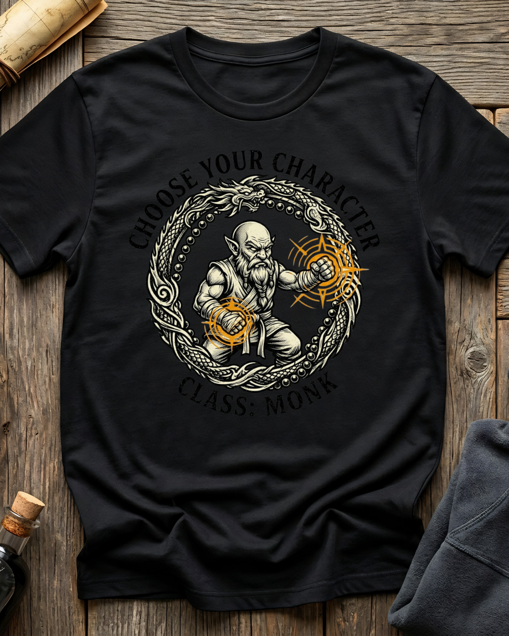 Choose Your Character Class: Monk T-Shirt