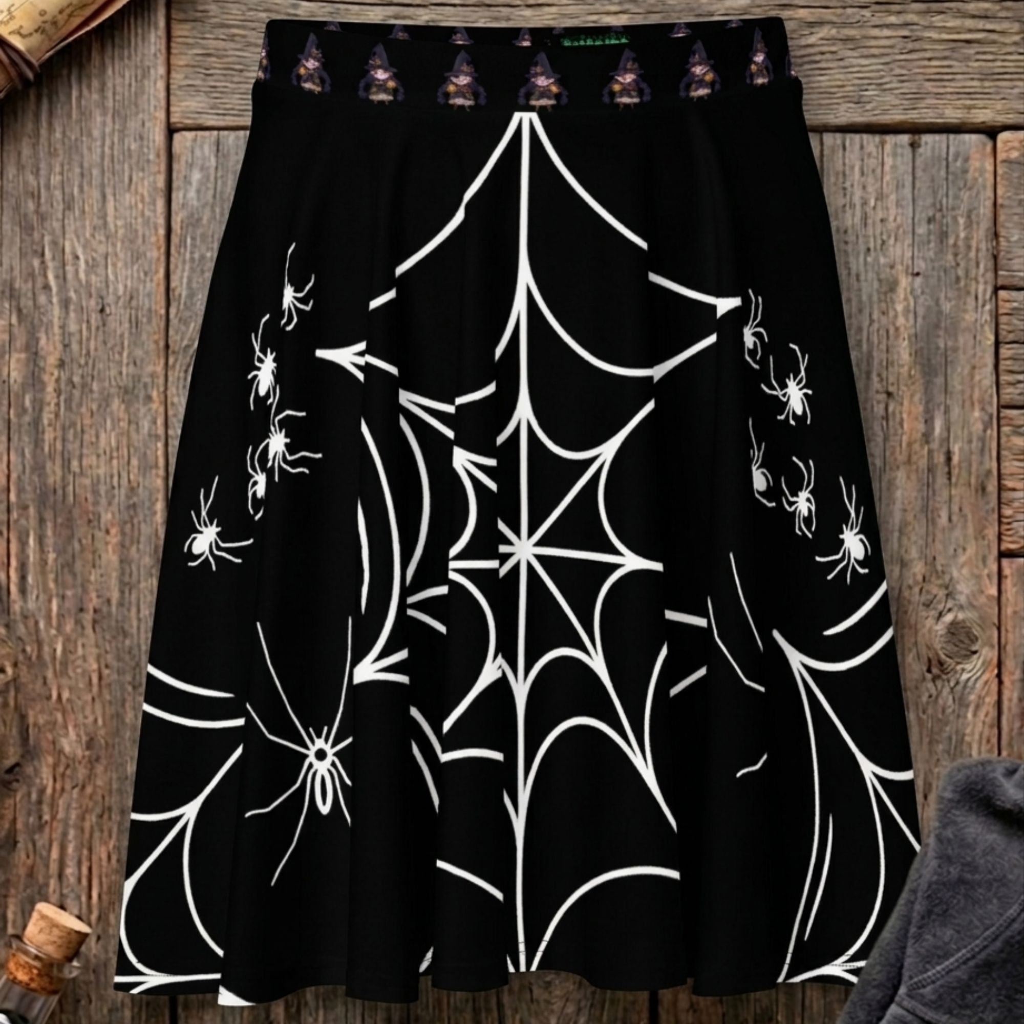 Sprockets Black Spiderweb Skirt