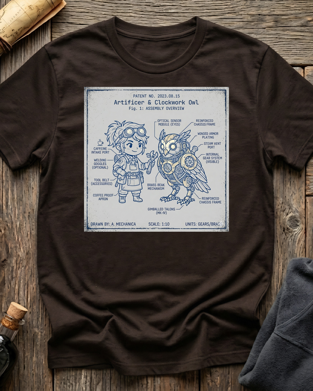Artificer & Clockwork Owl T-Shirt