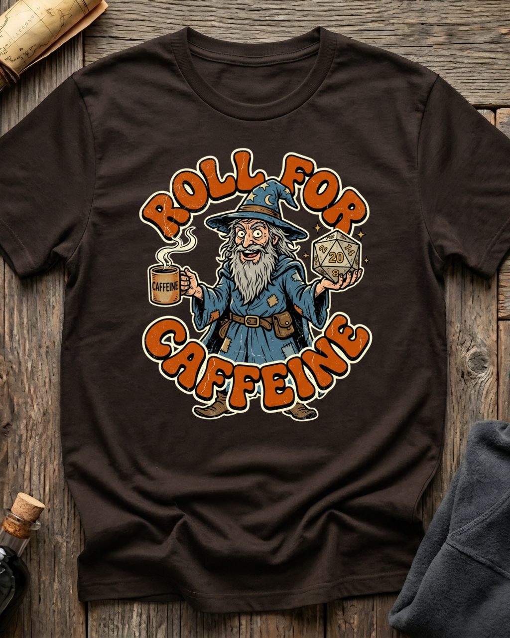 Roll for Caffeine T-Shirt