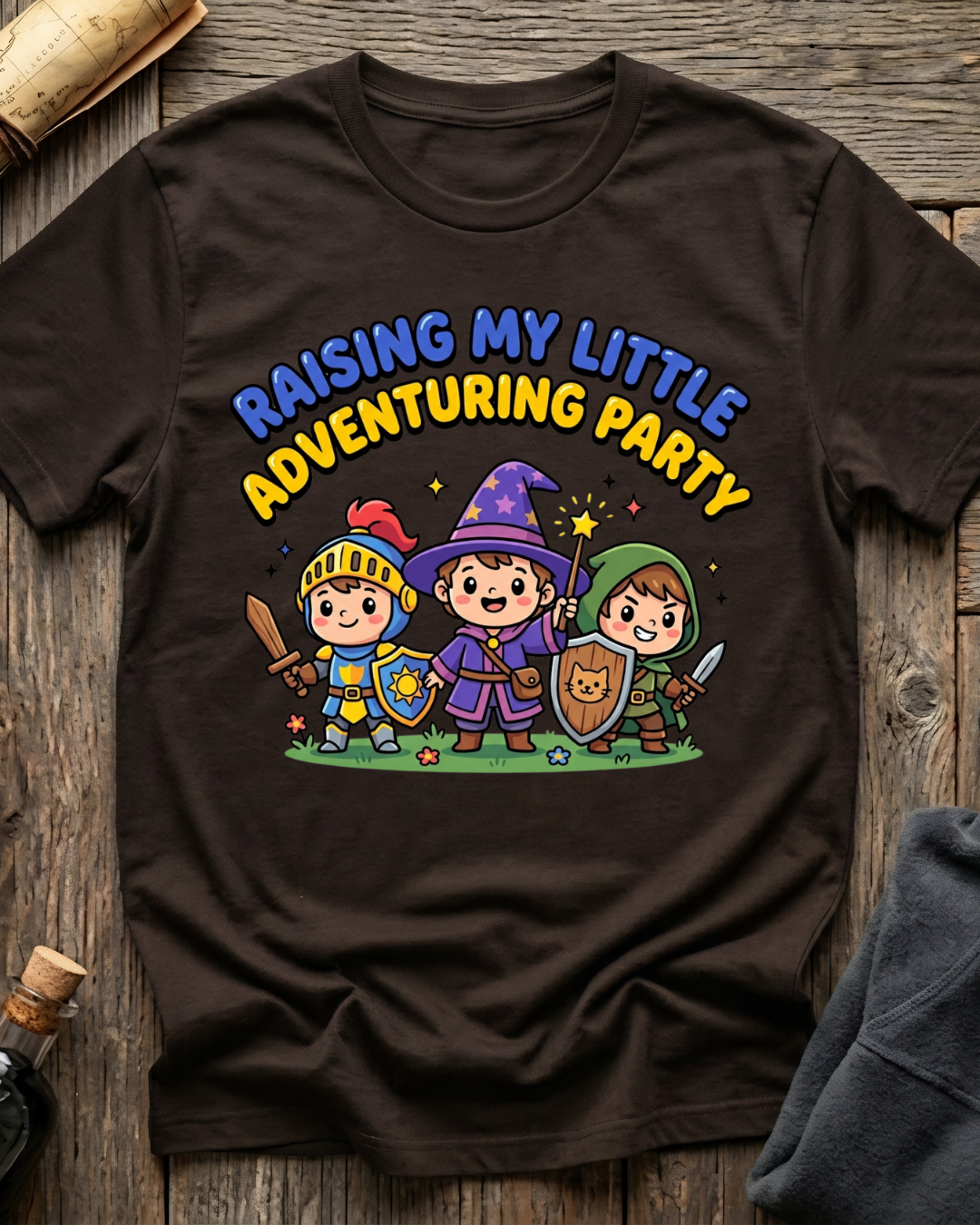 Raising My Little Adventuring Party T-Shirt