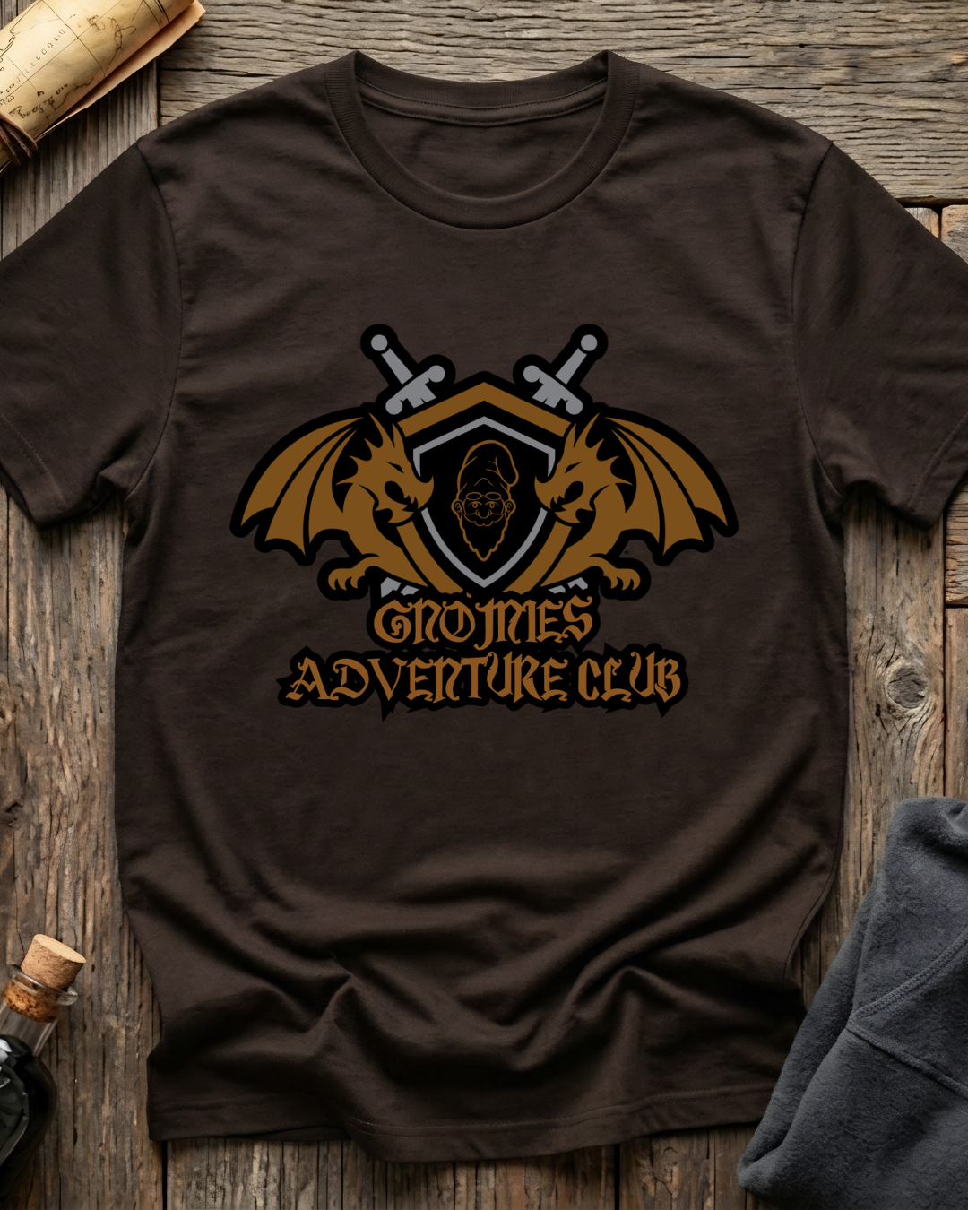 Adventurer’s Crest T-Shirt – Forge Your Legend