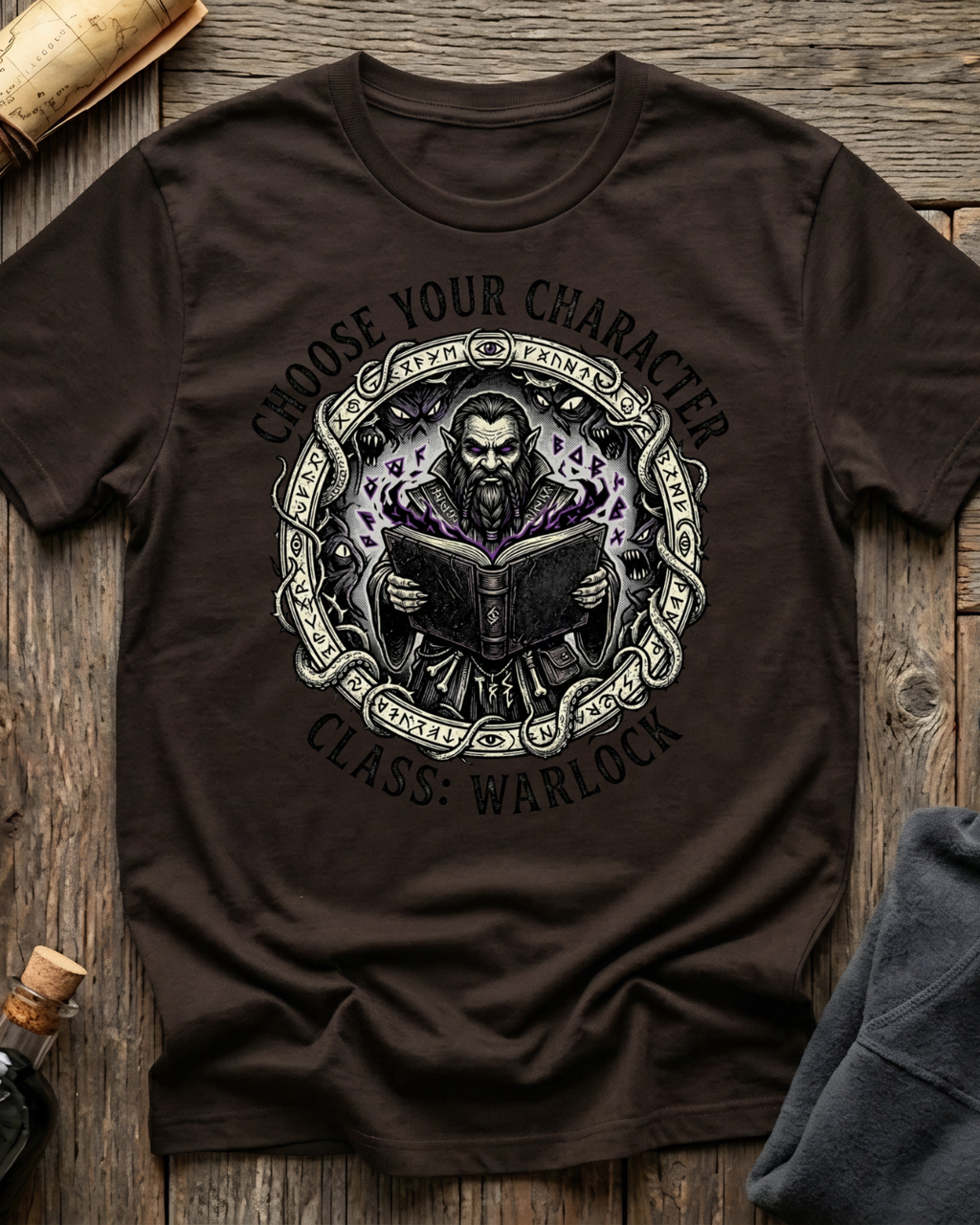 Choose Your Character Class: Warlock T-Shirt