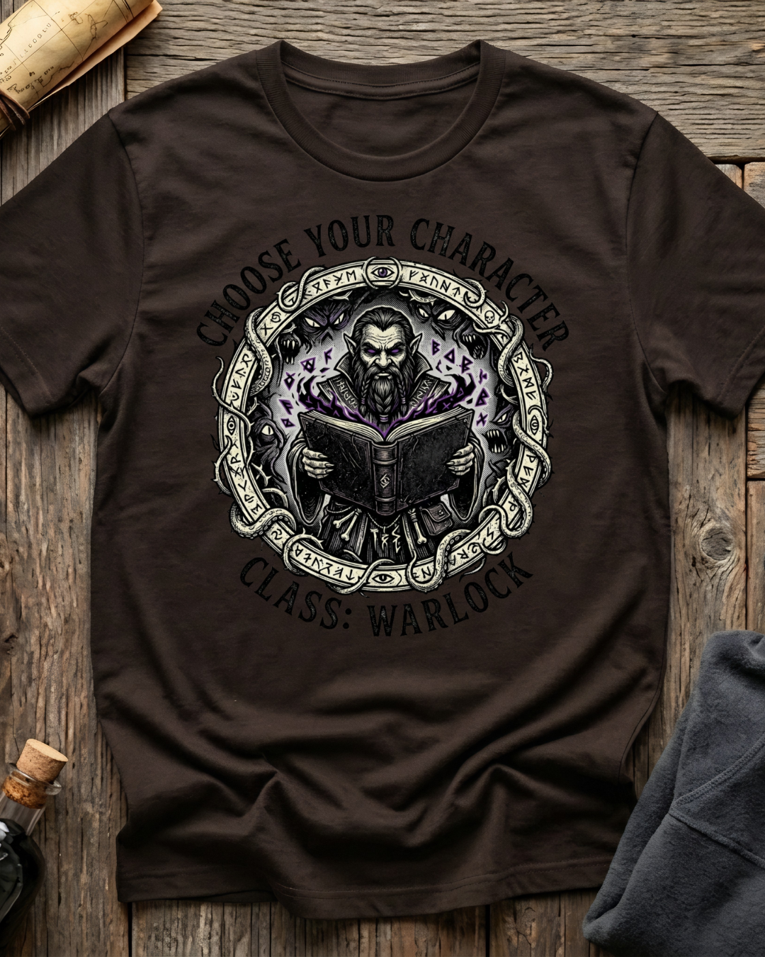 Choose Your Character Class: Warlock T-Shirt