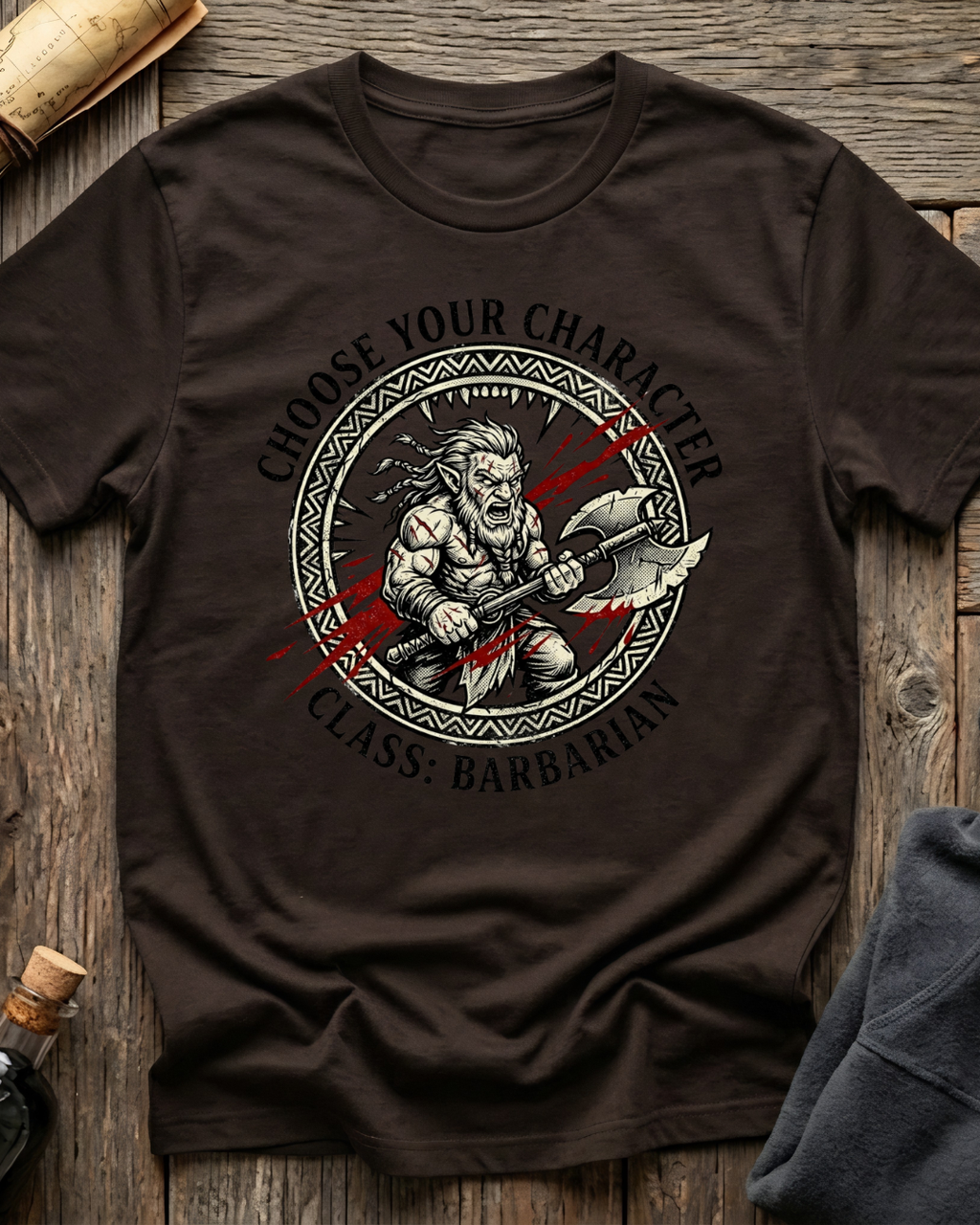 Choose Your Character Class: Barbarian T-Shirt