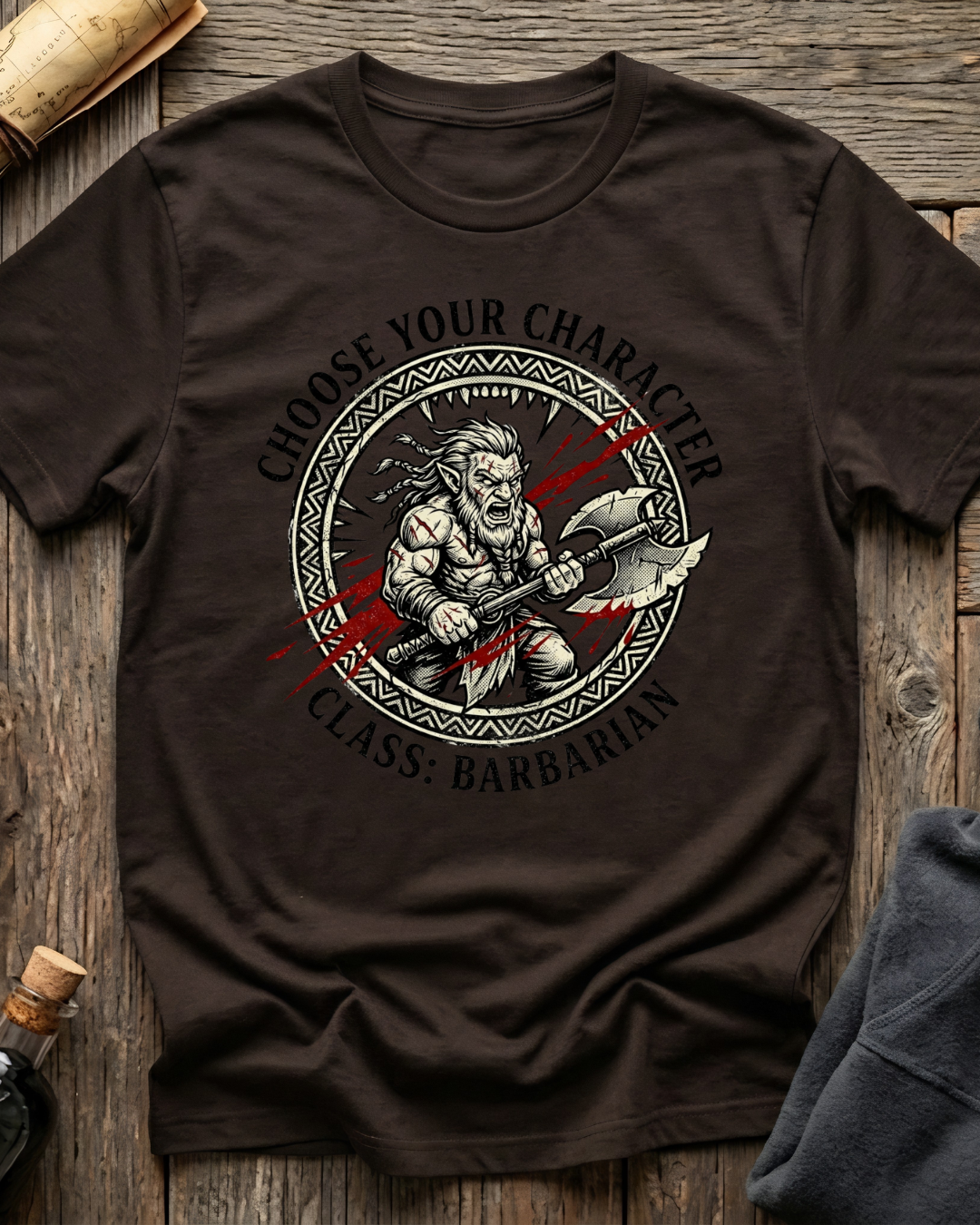 Choose Your Character Class: Barbarian T-Shirt