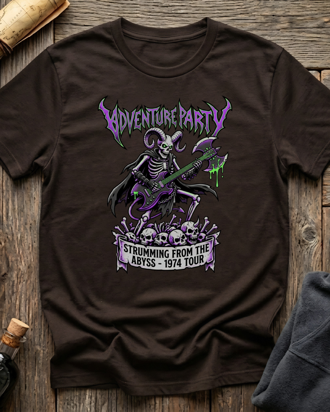 Adventuring Party - Strumming from the Abyss T-Shirt