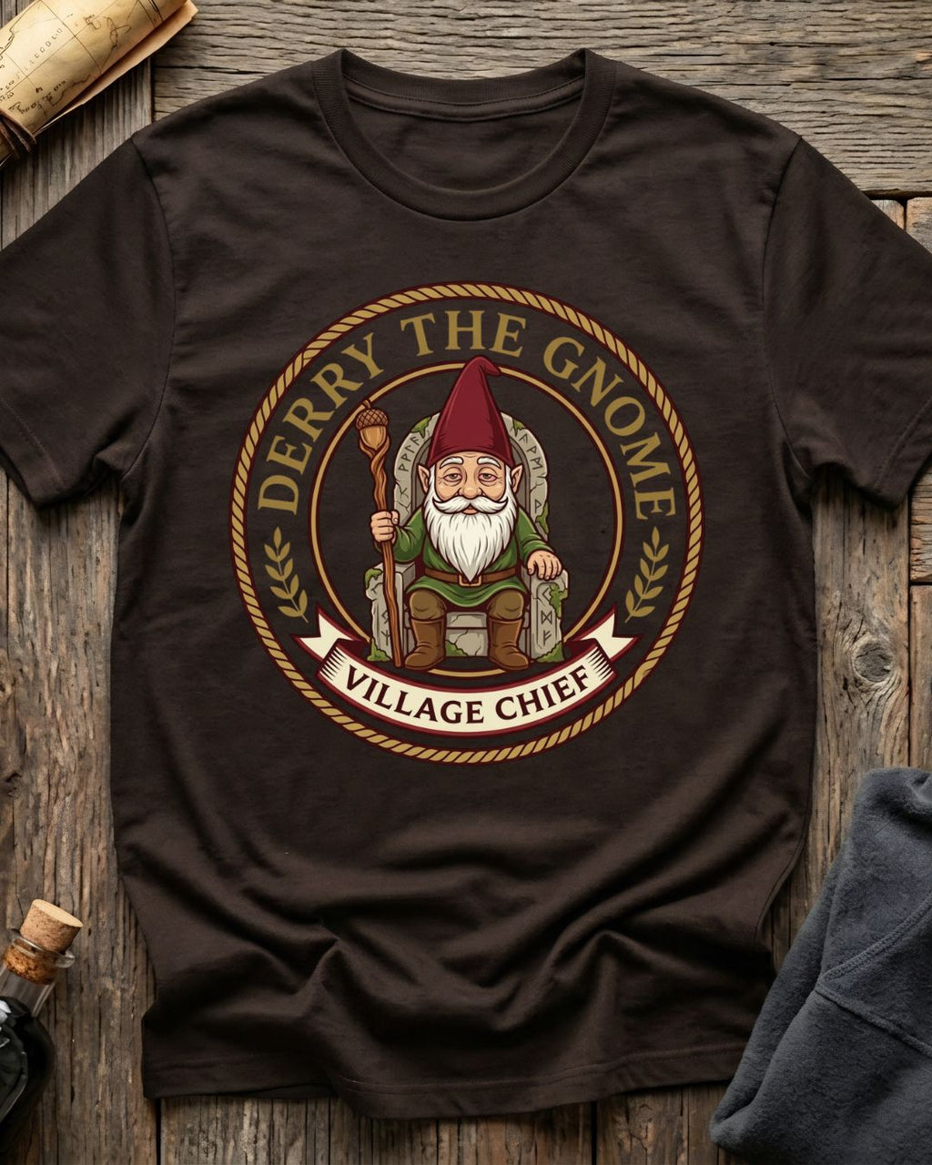 Derry The Gnome Village Chief T-Shirt