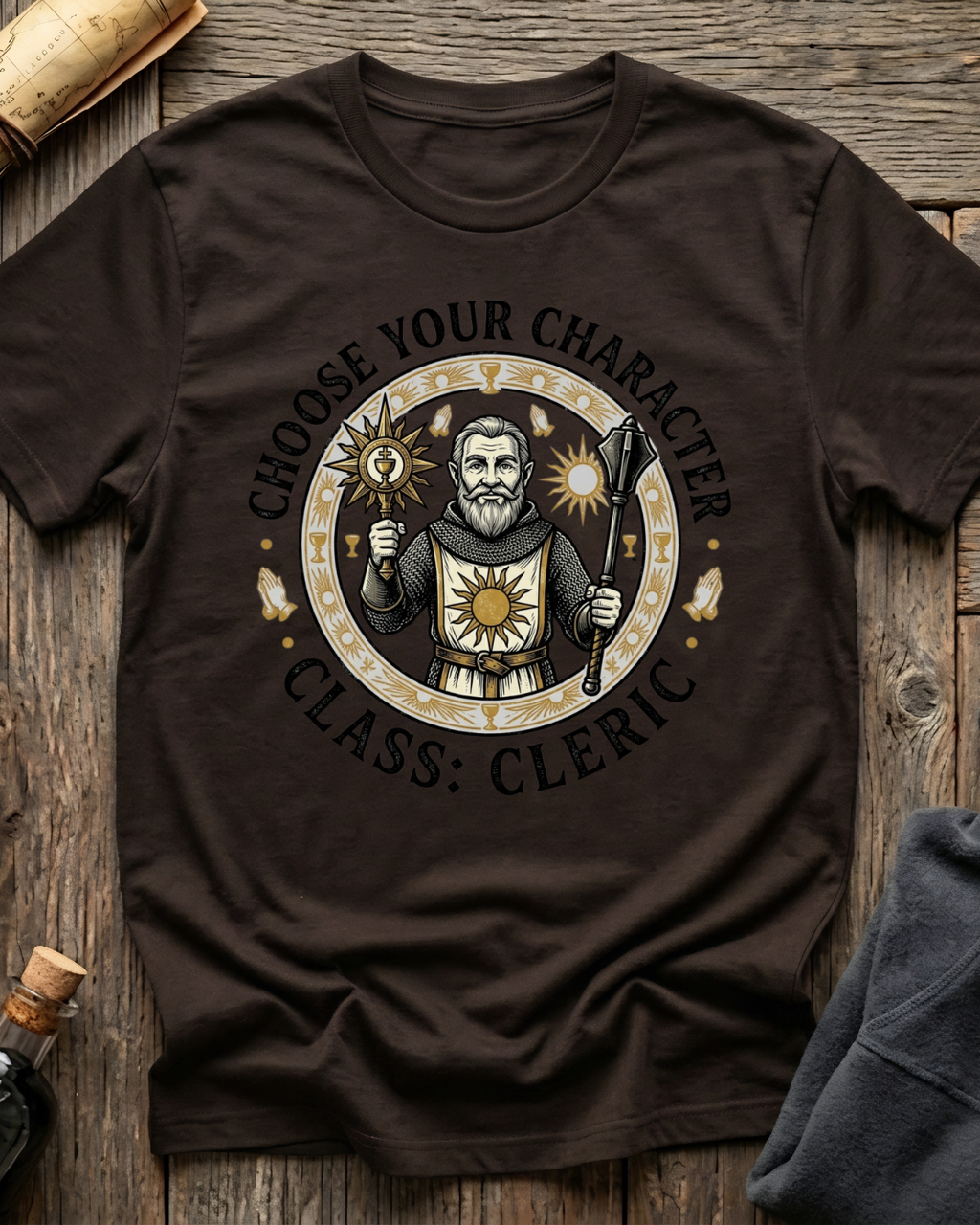 Choose Your Character Class: Cleric T-Shirt